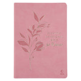 NLT Pink Flexcover Faux Leather Everyday Devotional Bible for Women