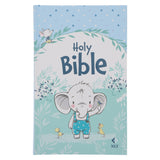 NLT Elephant Hardcover Baby Bible for Boys