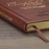 Comforted by God Devotions: 100 Days of Healing and Hope for the Grief Journey (Faux Leather)