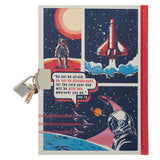 Be Strong, Be Brave, Be Fearless Hardcover Secret Diary with a Lock & Key