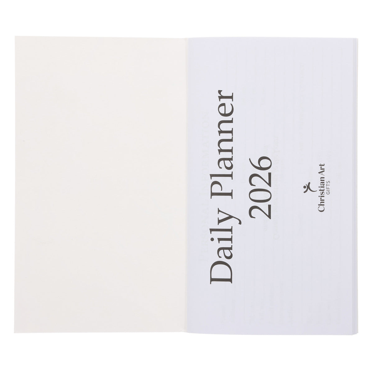 2026 Diary - Daily Planner - Be Still and Know