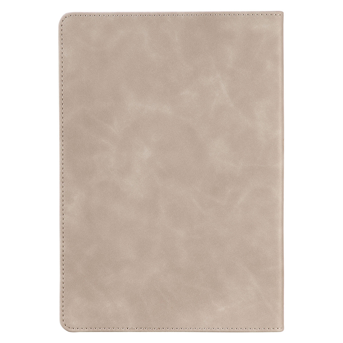 He Has Made Everything Beautiful in Its Time Beige and Cream Faux Leather Journal