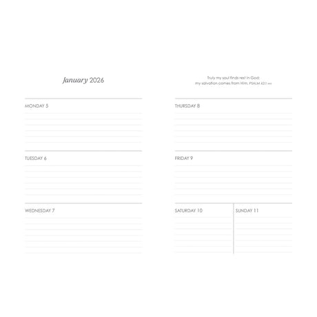 2026 Diary - Daily Planner - I Know the Plans - Wirebound