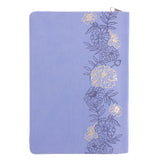 I Know the Plans I Have for You Purple Faux Leather Journal with Zipped Closure