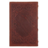 KJV Dark Brown Frame Genuine Leather Bible Giant Print