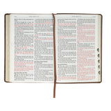 KJV Brown Crown of Thorns Faux Leather Giant Print Full-Size Bible