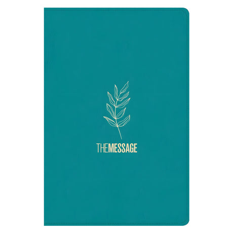 The Message Deluxe Gift Bible, Hosanna Teal (Imitation Leather)