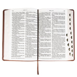 KJV Brown Faux Leather Medium Bible Giant Print