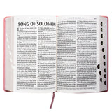 KJV Pink Faux Leather Bible Giant Print