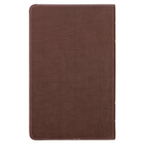 KJV Saddle Tan And Pink Faux Leather Giant Print Bible