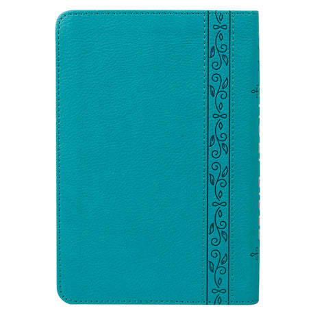 NLT Teal Faux Leather Flexcover Compact Bible