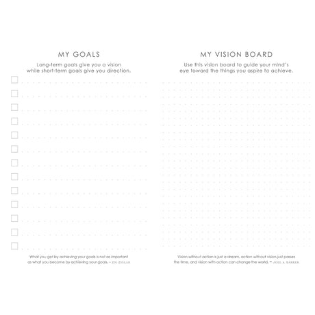 Baxter Undated Planner Aqua (Durable Synthetic Fibre Flexcover)