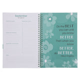 2026 Diary - Daily Planner - Inspirational - Embrace Every Moment - Wirebound