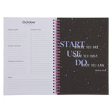 2026 Diary - Daily Planner - Inspirational - Great Things Await - Wirebound