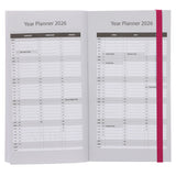 2026 Pocket Diary - Daily Planner - Florals - Paperback