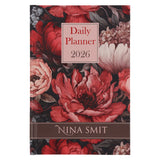 2026 Nina Smit Diary - Daily Planner for Women - Floral - Hardcover