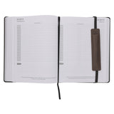 2026 John Maxwell A4 Diary - Daily Planner Black and Brown - Imitation Leather