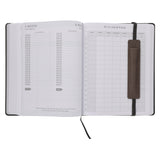 2026 John Maxwell A4 Diary - Daily Planner Black and Brown - Imitation Leather