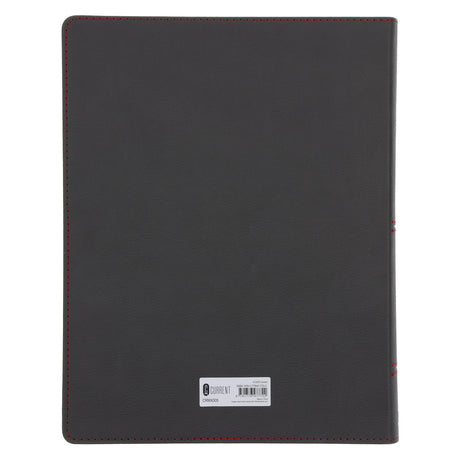 2026 John Maxwell A4 Diary - Daily Planner Red and Grey - Imitation Leather