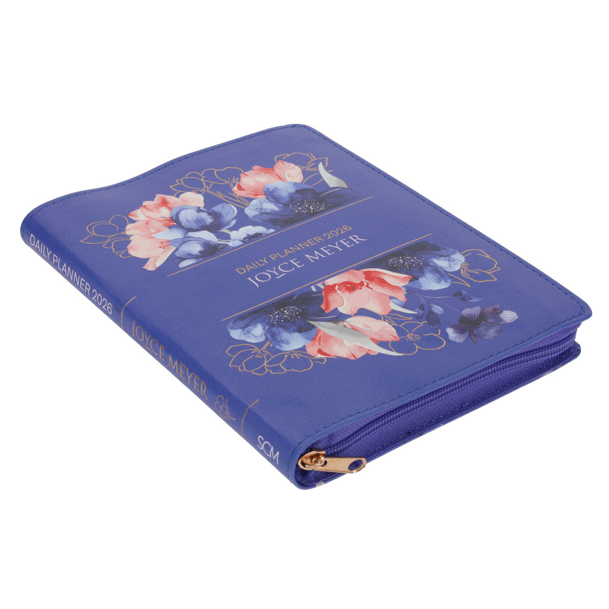 2026 Joyce Meyer A5 Diary - Daily Planner - Imitation Leather with Zip