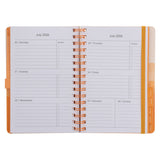 2026 A5 Diary - Daily Planner - Abstract Landscape - Wirebound