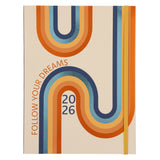2026 Diary - Daily Planner - Follow Your Dreams - Flexcover