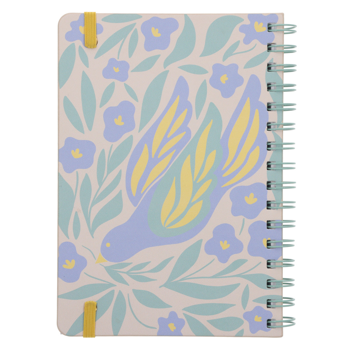 2027 A5 Diary - Daily Planner - Floral Bird - Wirebound