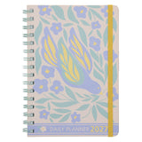 2027 A5 Diary - Daily Planner - Floral Bird - Wirebound
