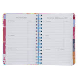 2027 A5 Diary - Daily Planner - Neon - Wirebound