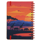 2027 A5 Diary - Daily Planner - African Scene - Wirebound