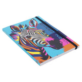 2027 A5 Diary - Daily Planner - Neon Zebra - Paperback