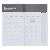 2027 Pocket Diary - Daily Planner - Orange Flowers - Paperback