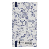 2027 Pocket Diary - Daily Planner - Navy Flowers & Birds - Paperback