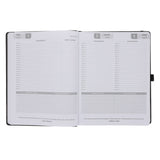 2027 A4 Business Diary - Daily Planner - Axis - Black - Imitation Leather