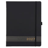 2027 A4 Business Diary - Daily Planner - Axis - Black - Imitation Leather