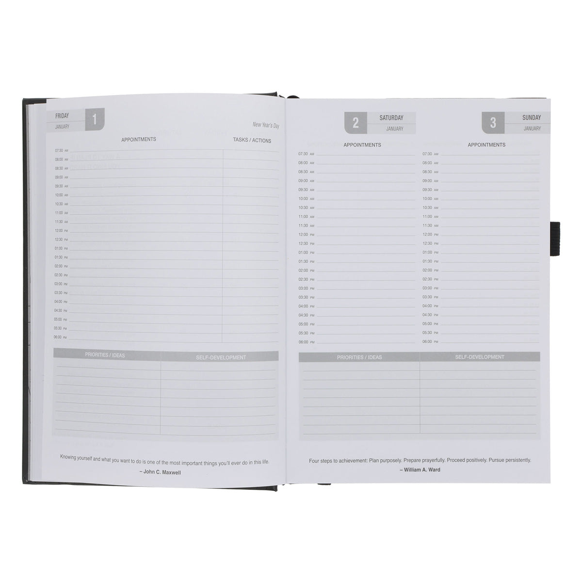 2027 A5 Business Diary - Daily Planner - Axis - Matte - Hardcover
