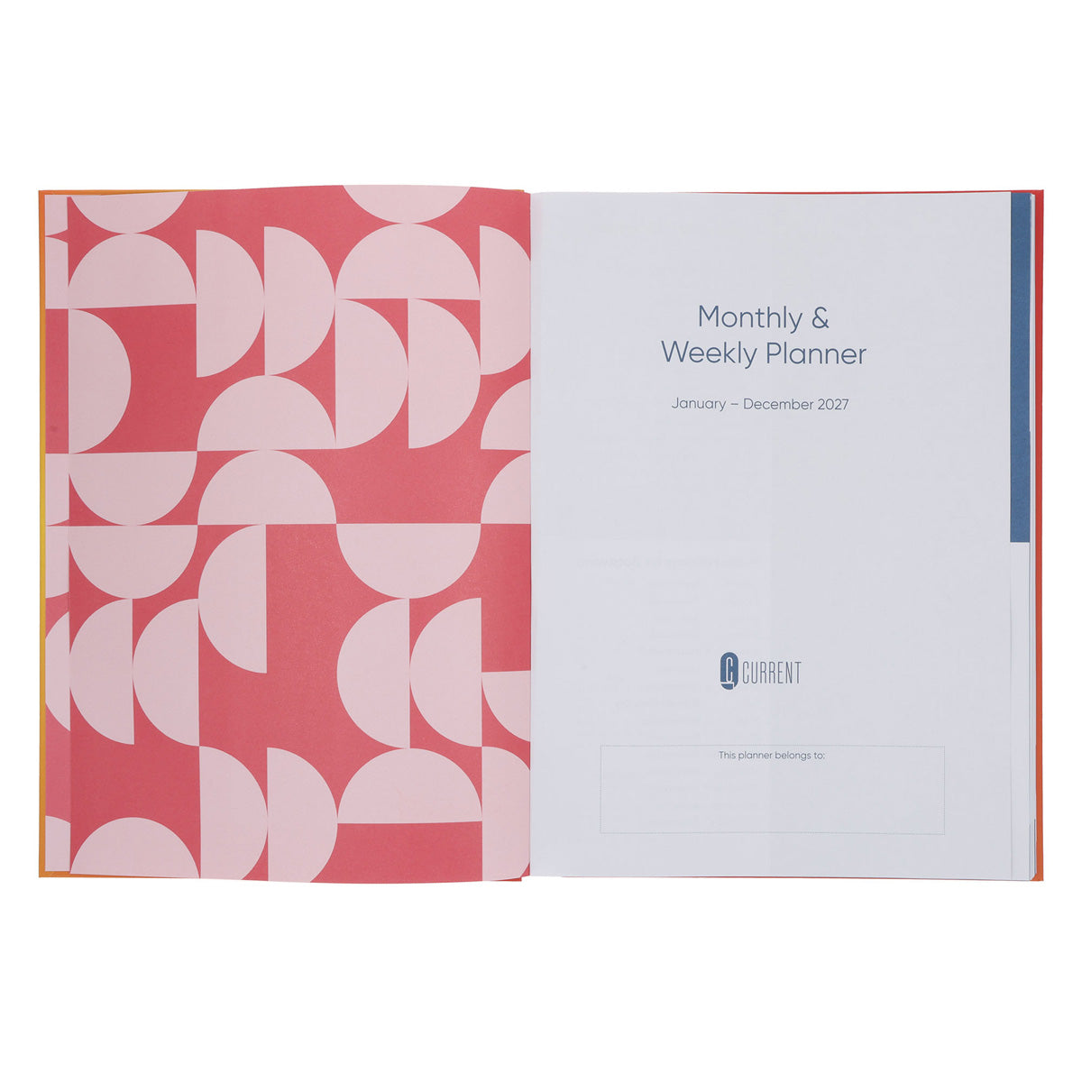 2027 Diary - Daily Planner - Plan with Purpose - Quarter-Bound - Hardcover