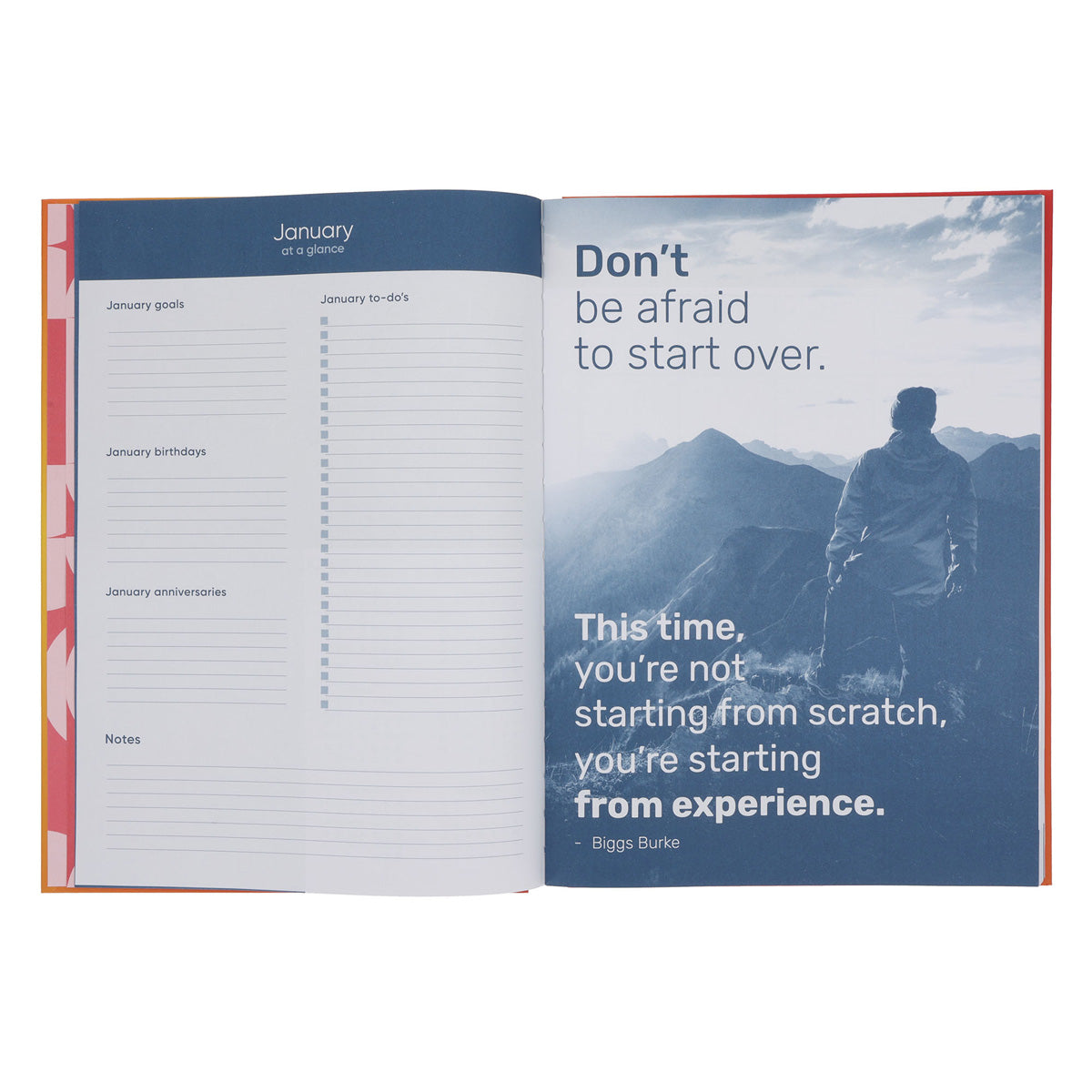 2027 Diary - Daily Planner - Plan with Purpose - Quarter-Bound - Hardcover