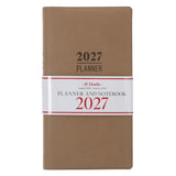 2027 Diary - 18-Month Planner and Notebook - French Beige - Imitation Leather