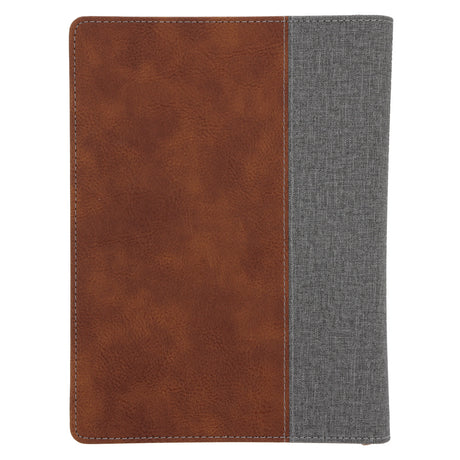 2027 John Maxwell A5 Diary - Daily Planner Grey - Imitation Leather with Zip