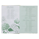 2027 Nina Smit Diary - Daily Planner for Women - Green & Yellow - Hardcover