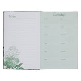 2027 Nina Smit Diary - Daily Planner for Women - Green & Yellow - Hardcover