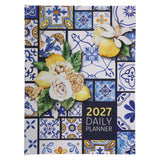 2027 Diary - Daily Planner - Lifestyle for Women - Moroccan Tiles - Hardcover