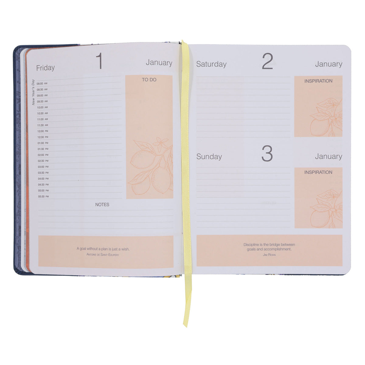 2027 Diary - Daily Planner - Lifestyle for Women - Moroccan Tiles - Imitation Leather
