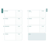 2027 Diary - Daily Planner - Inspirational - Be Kind to Your Mind - Wirebound