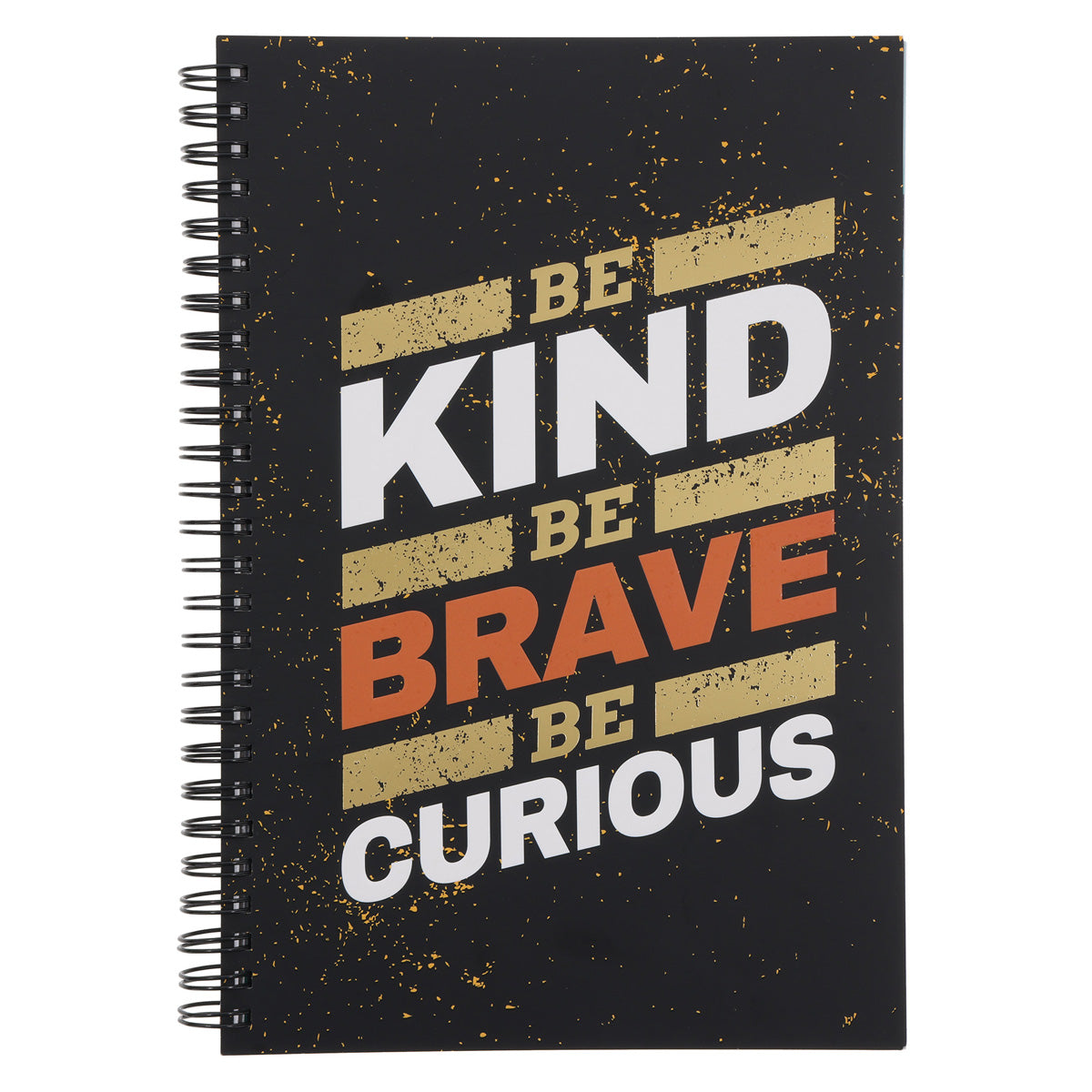2027 Diary - Daily Planner - Inspirational - Kind Brave Curious - Wirebound