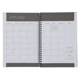 2027 Diary - Daily Planner - Inspirational - Kind Brave Curious - Wirebound