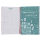 2027 Diary - Daily Planner - Inspirational - Aspire to Inspire - Wirebound