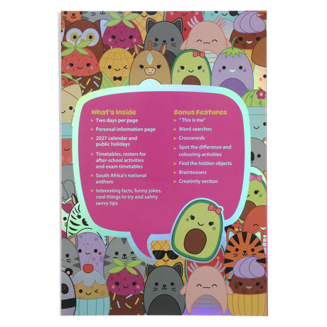 2027 School Diary - Daily Planner for Girls - Paperback