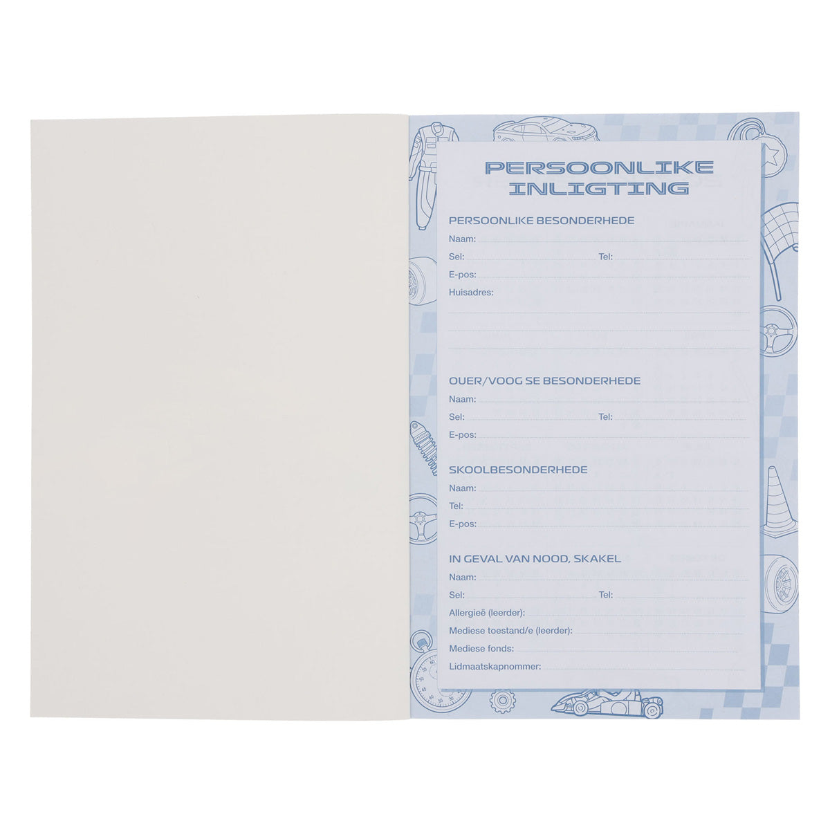 2027 Skooldagboek - Dagbeplanner vir Seuns - Sagteband